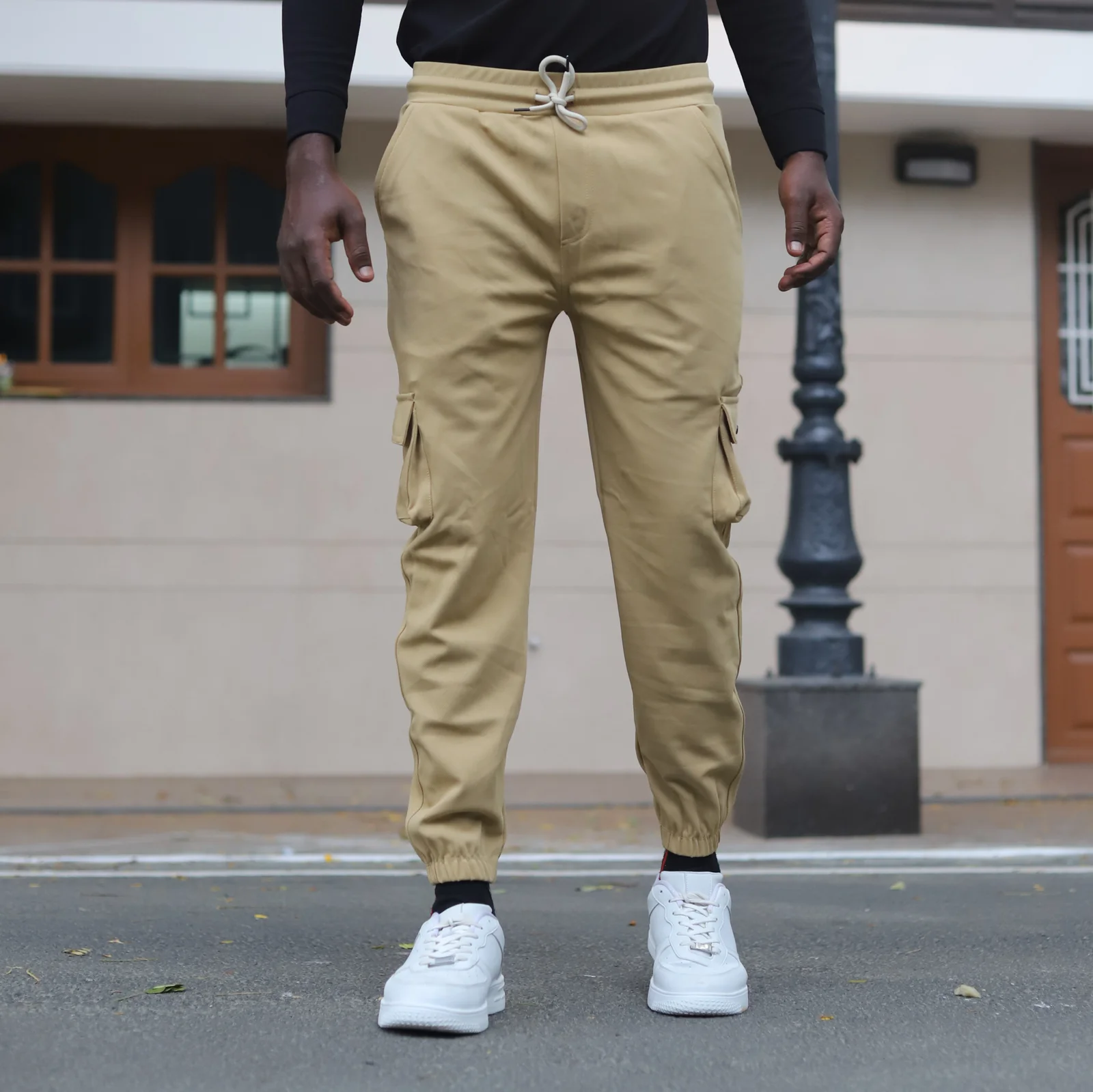 Lycra Cargo Pants With Five Pocket (Brand By Nuzox)